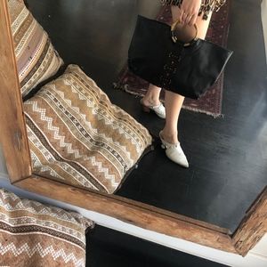Cleobella Black Bag with Gold/Red Hardware